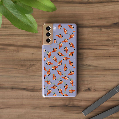 Red Panda Clear Phone Case
