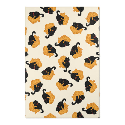 Black Cat Taiyaki Rug