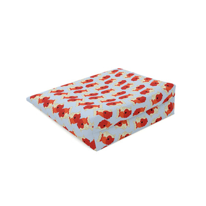 Baby Blue Chubby Goldfish Cosmetic Bag