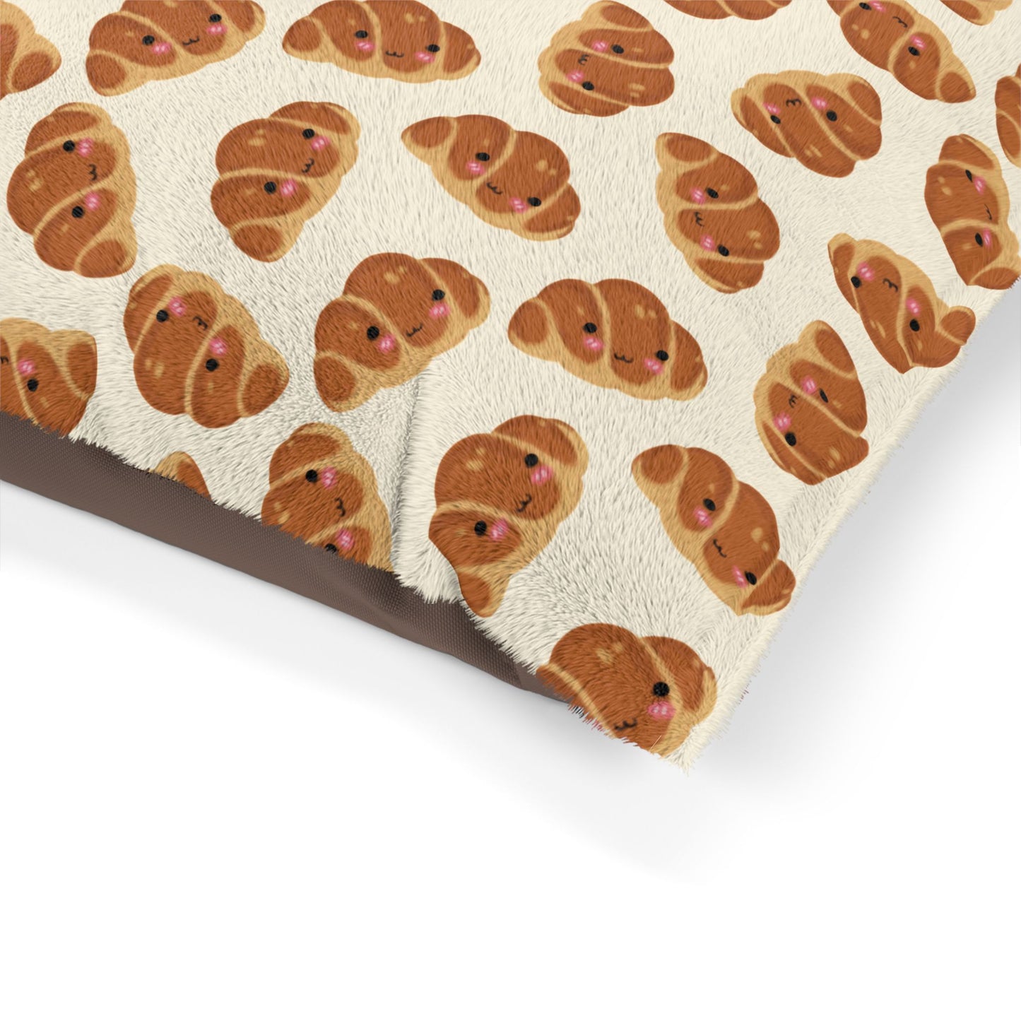 Blushing Croissant Pet Bed