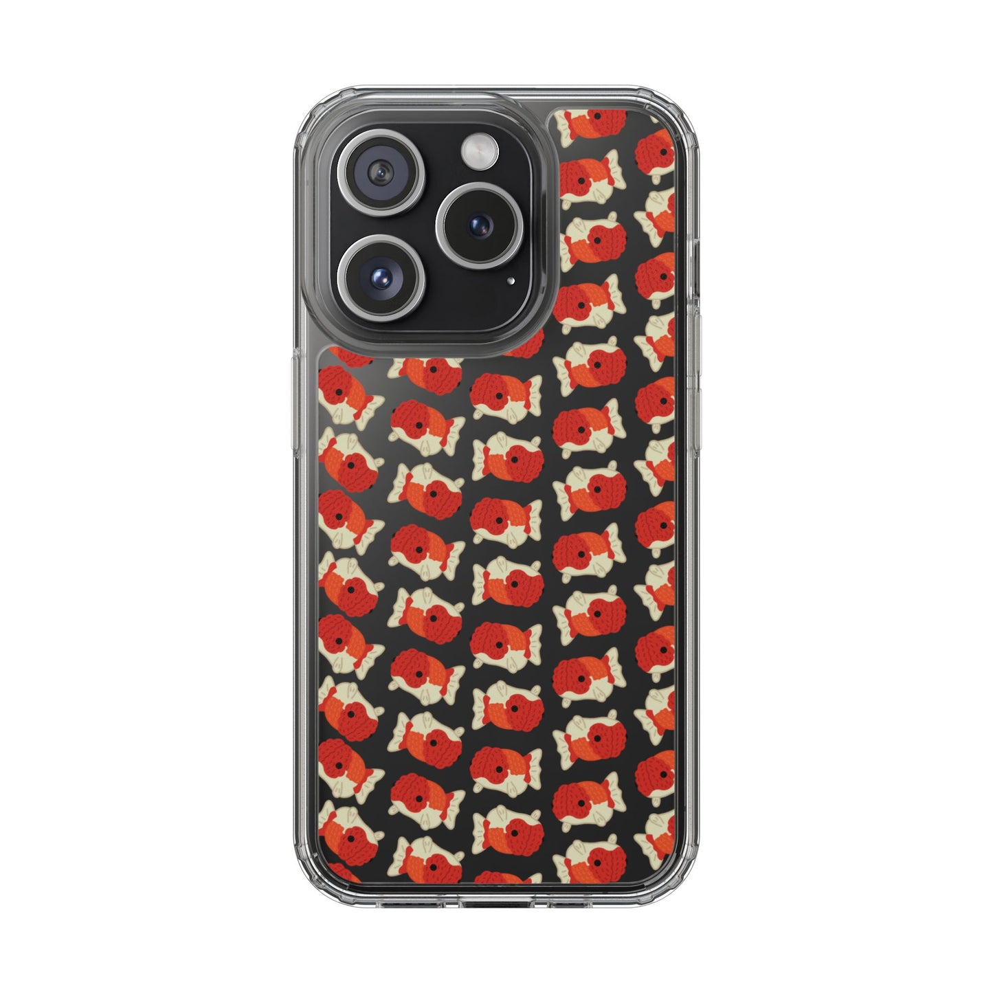 Chubby Goldfish Clear Phone Case
