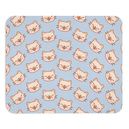 Baby Blue Kitty Kat Mouse Pad
