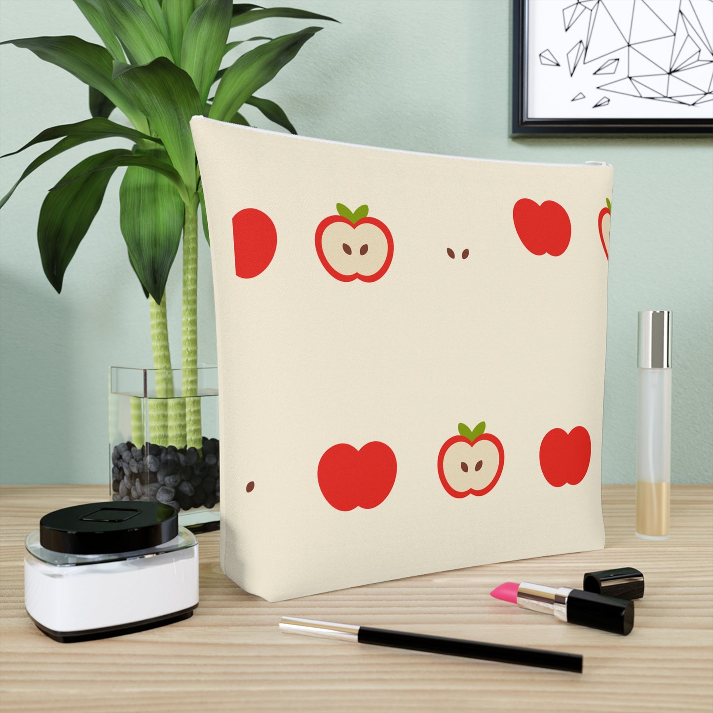 Apple Cosmetic Bag