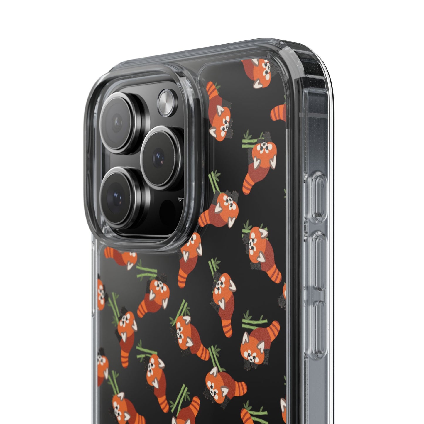 Red Panda Clear Phone Case