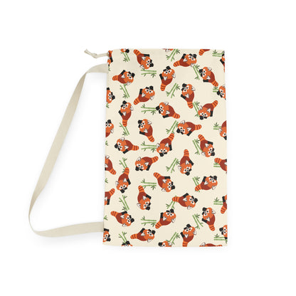 Red Panda Drawstring Bag