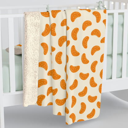 Orange Slices Cozy Fleece Blanket