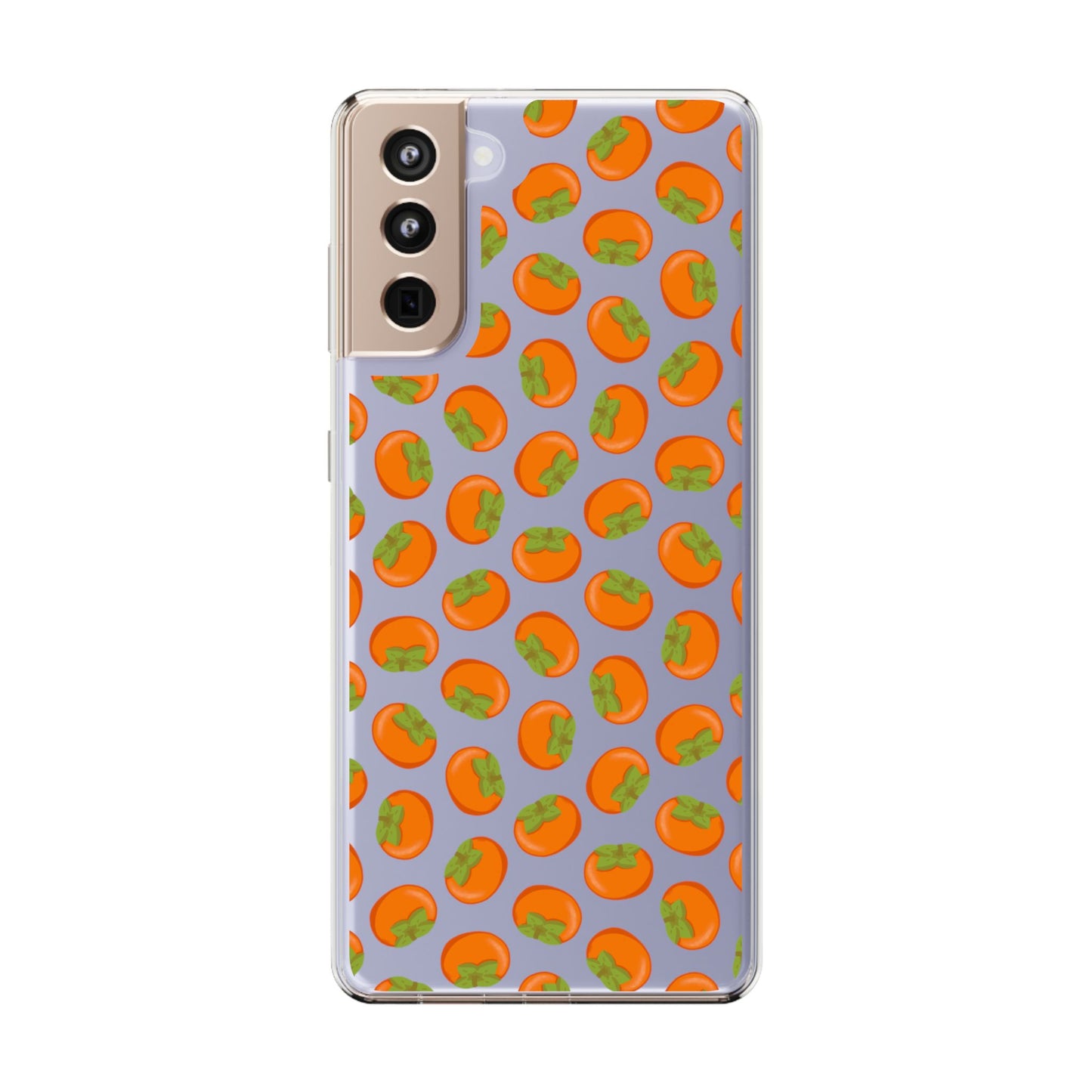 Persimmon Clear Phone Case