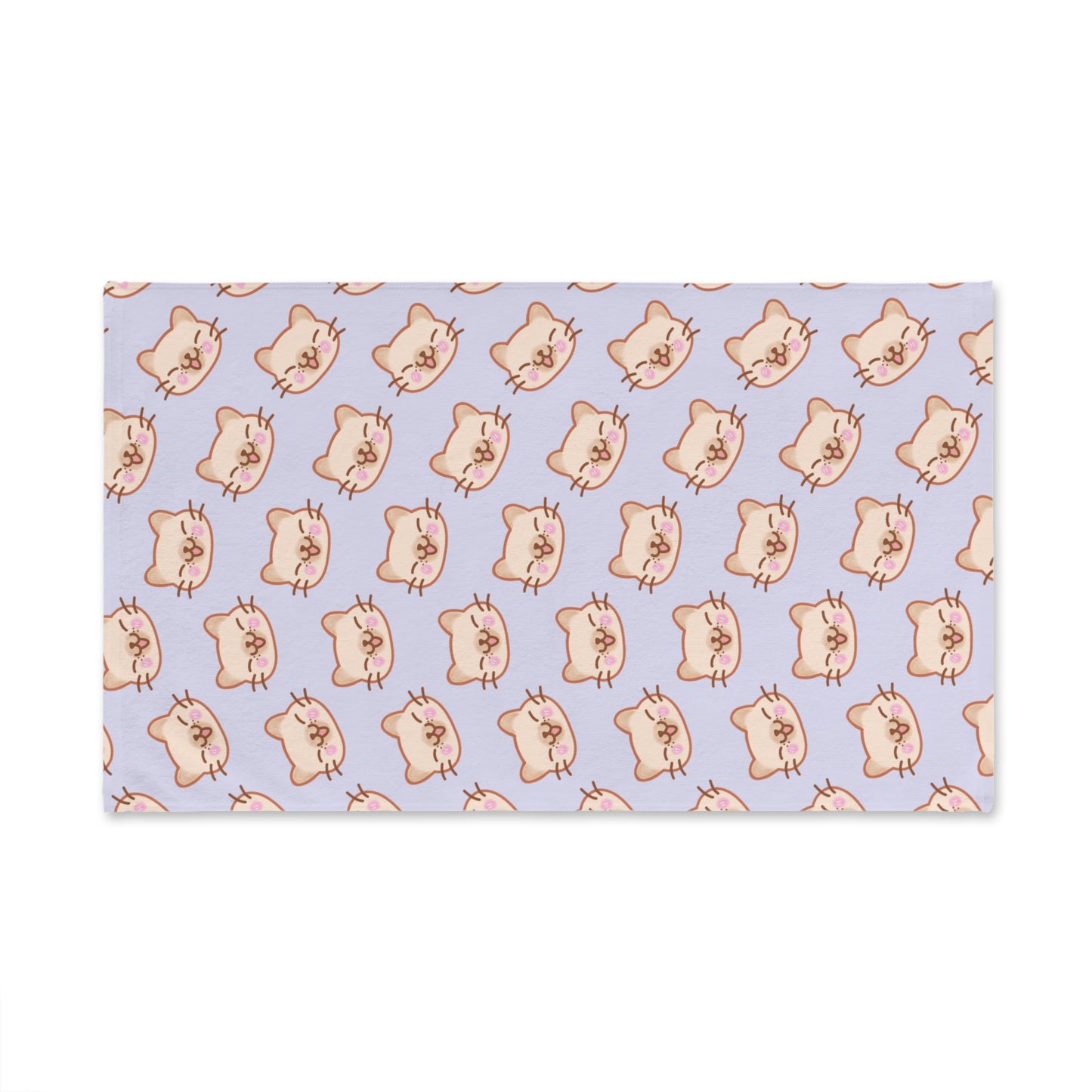 Lavender Kitty Kat Hand Towel
