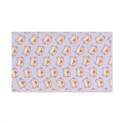Lavender Kitty Kat Hand Towel