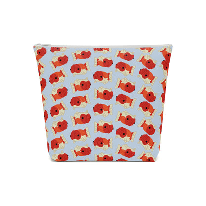Baby Blue Chubby Goldfish Cosmetic Bag