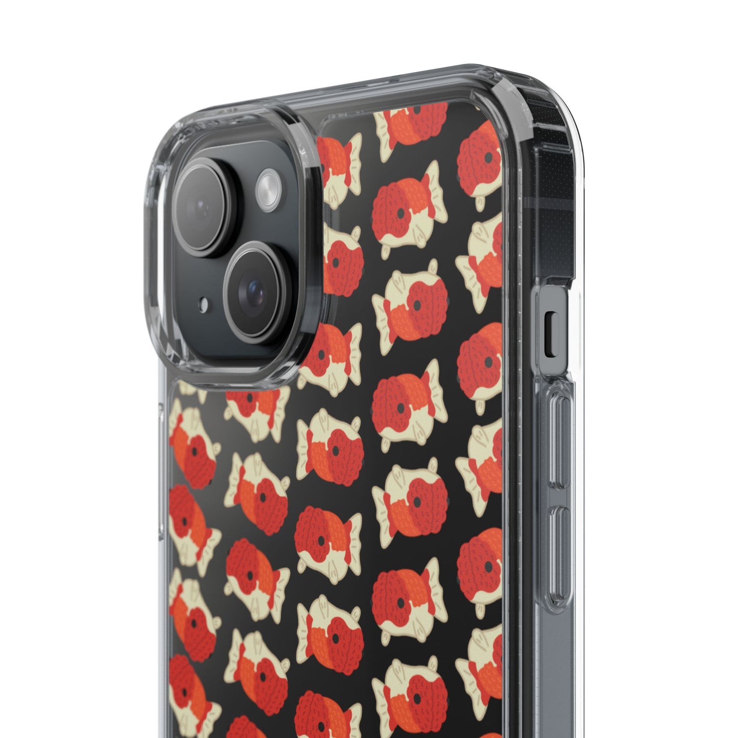 Chubby Goldfish Clear Phone Case