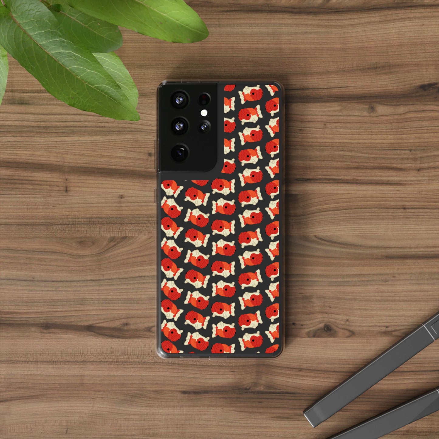 Chubby Goldfish Clear Phone Case