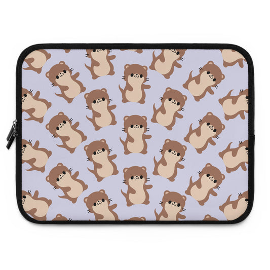 Lavender Otter Laptop Sleeve