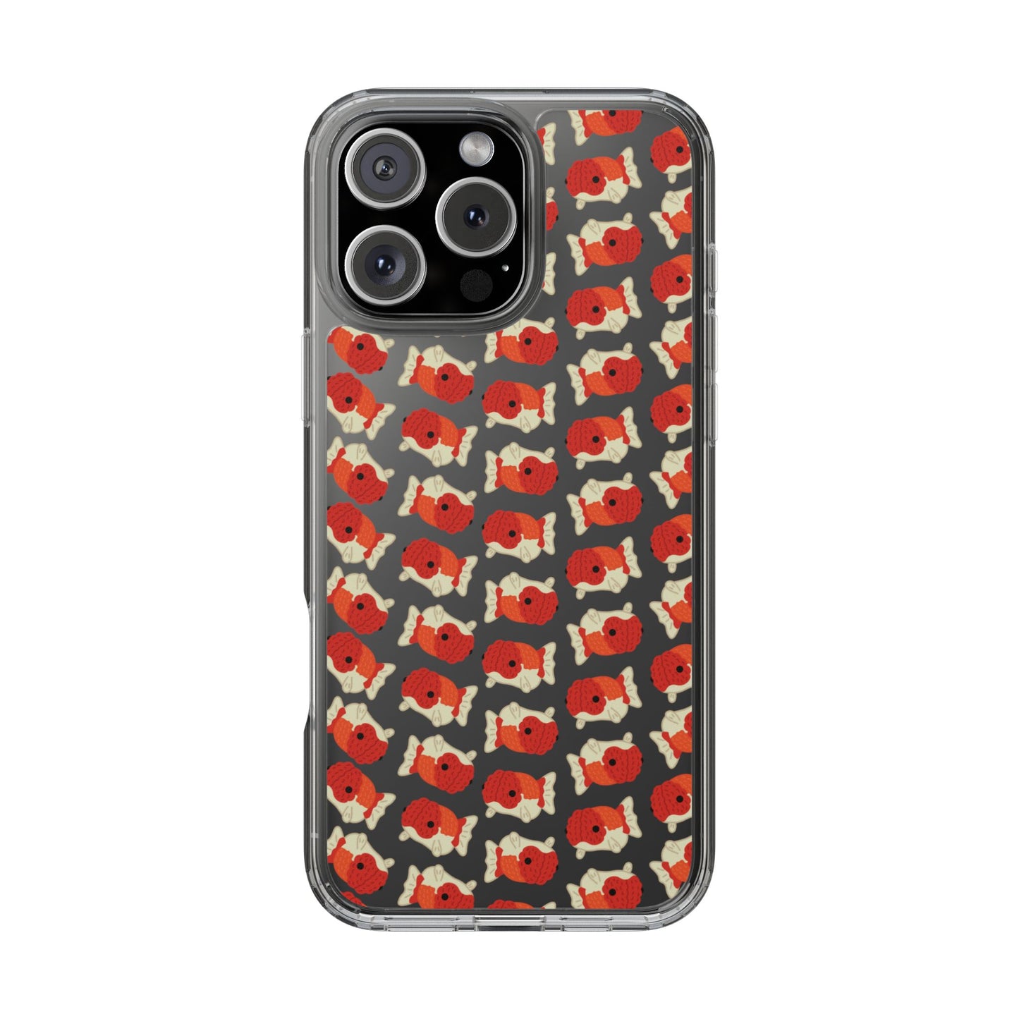 Chubby Goldfish Clear Phone Case