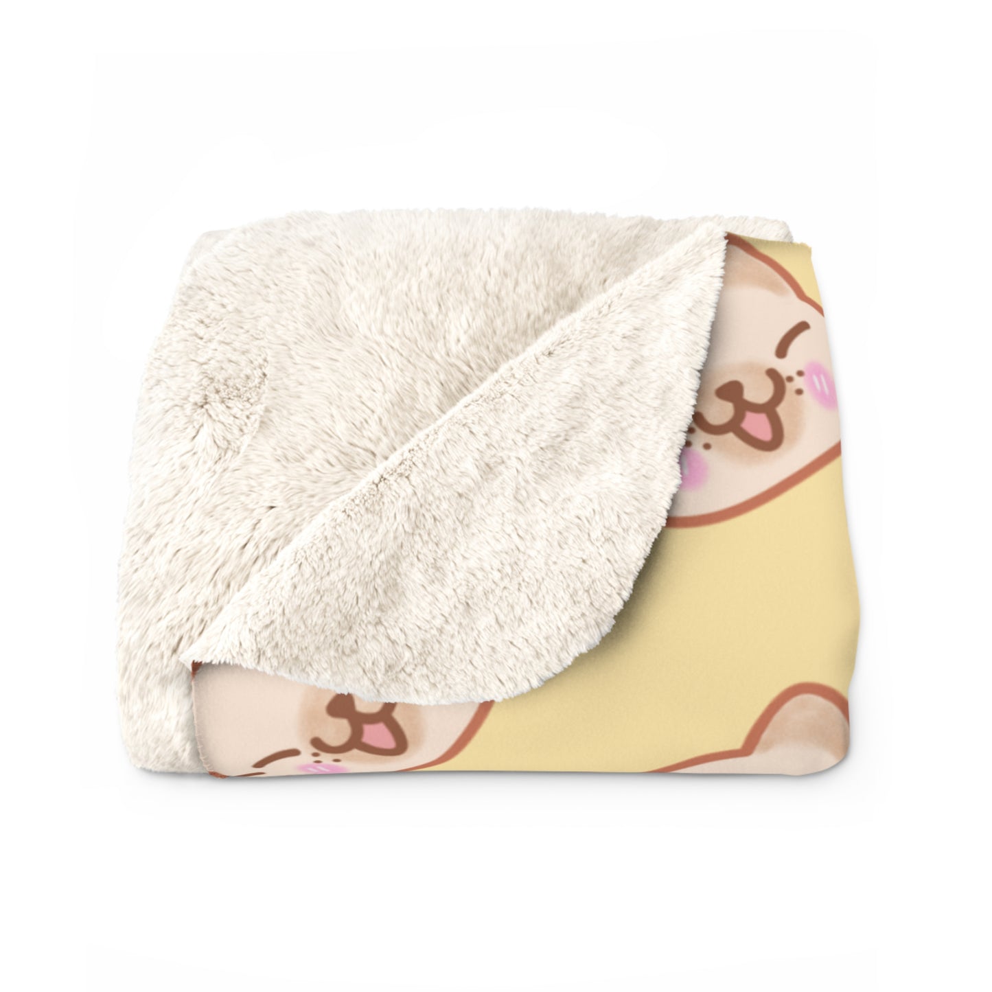 Butter Kitty Kat Cozy Fleece Blanket