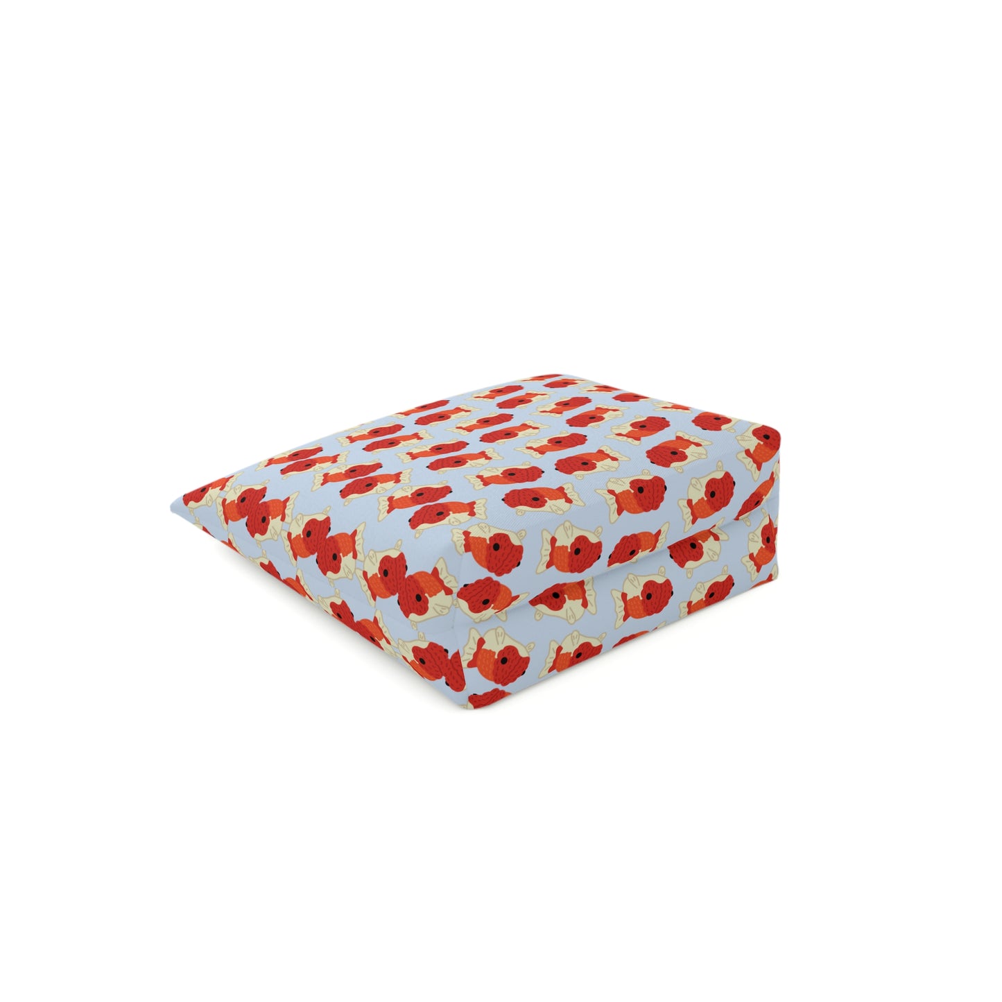 Baby Blue Chubby Goldfish Cosmetic Bag
