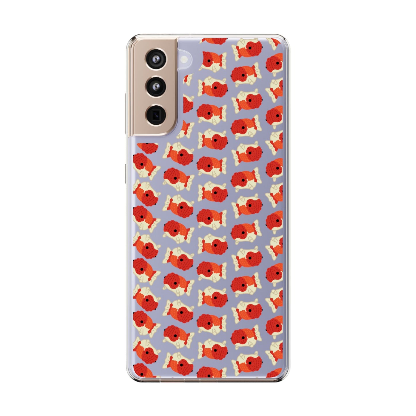 Chubby Goldfish Clear Phone Case