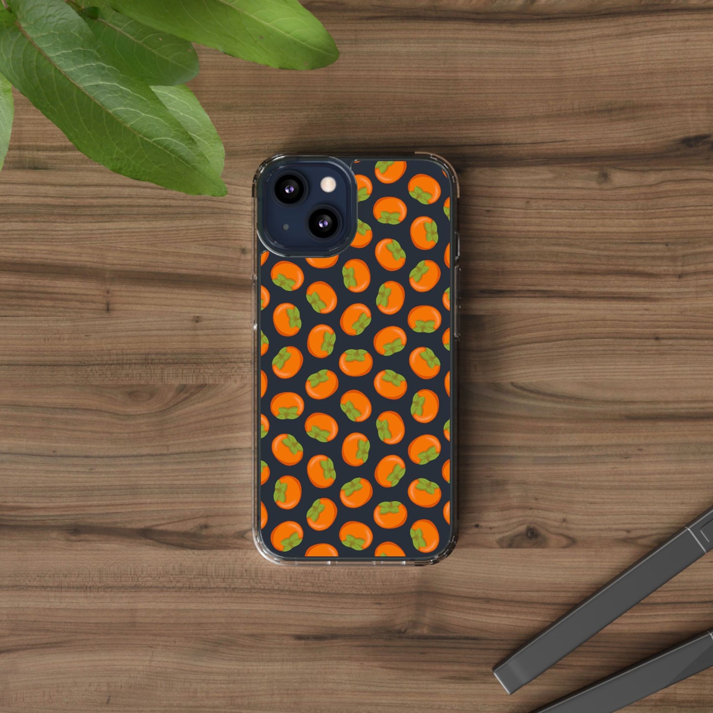 Persimmon Clear Phone Case
