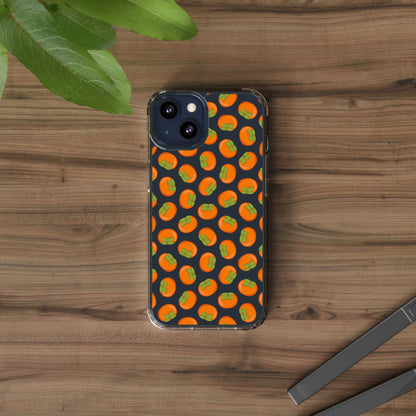 Persimmon Clear Phone Case
