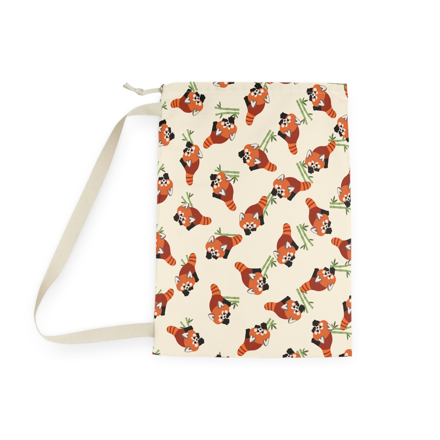 Red Panda Drawstring Bag