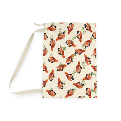 Red Panda Drawstring Bag