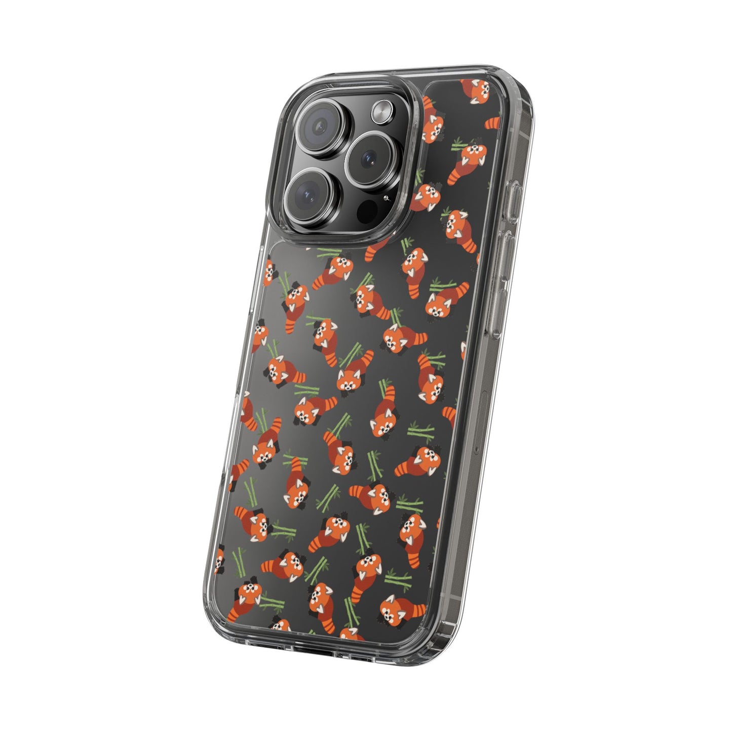 Red Panda Clear Phone Case