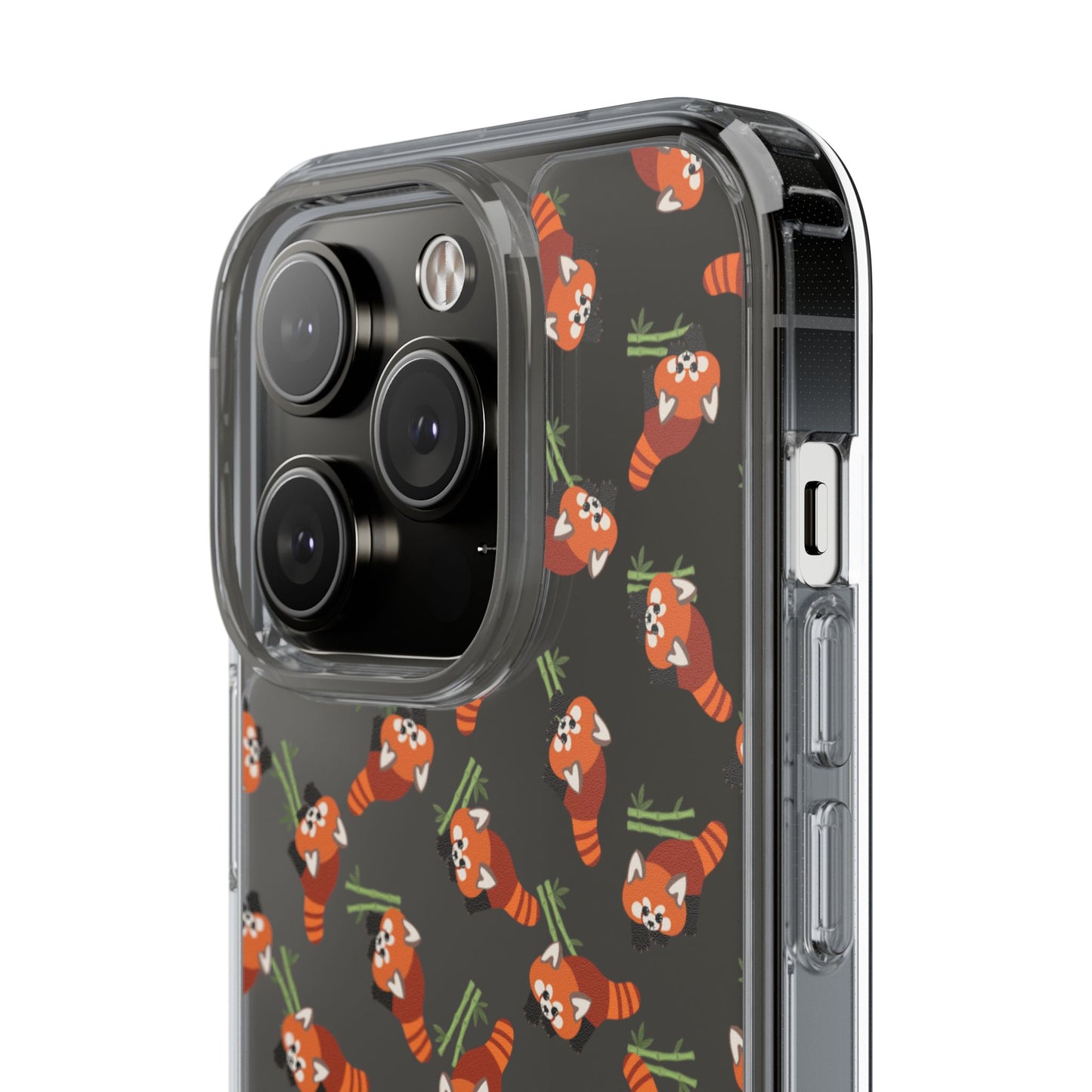 Red Panda Clear Phone Case