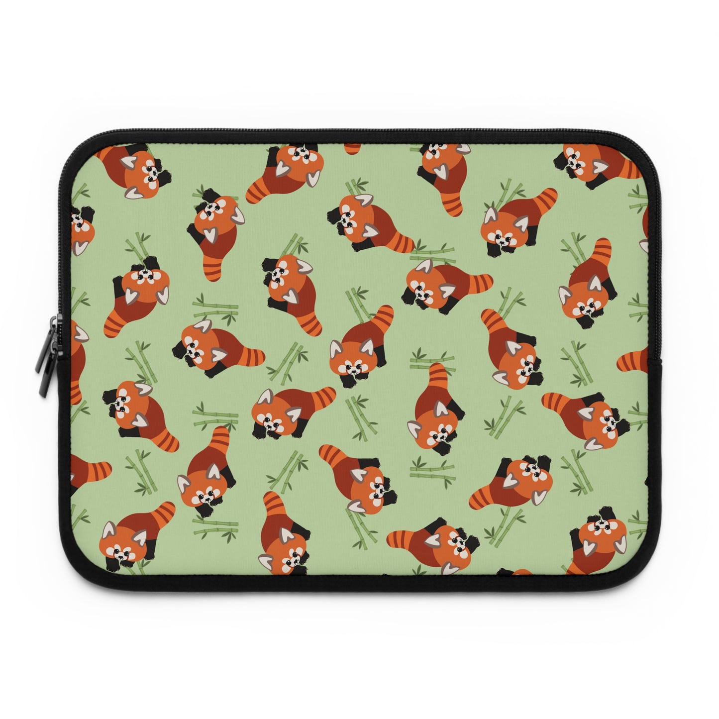 Matcha Green Red Panda Laptop Sleeve