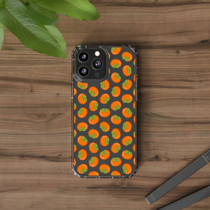 Persimmon Clear Phone Case