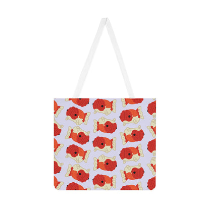 Lavender Chubby Goldfish Tote Bag
