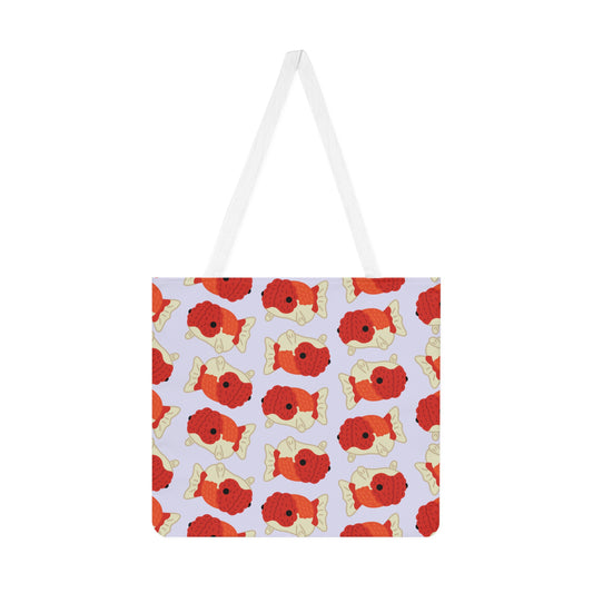 Lavender Chubby Goldfish Tote Bag