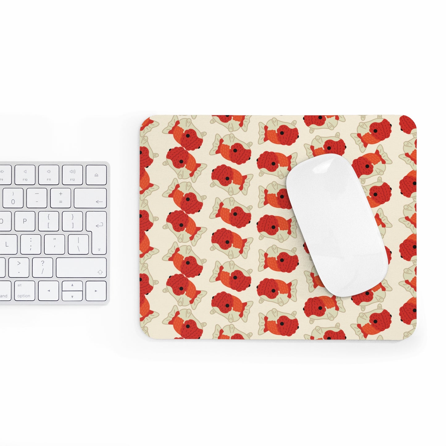 Chubby Goldfish Mouse Pad