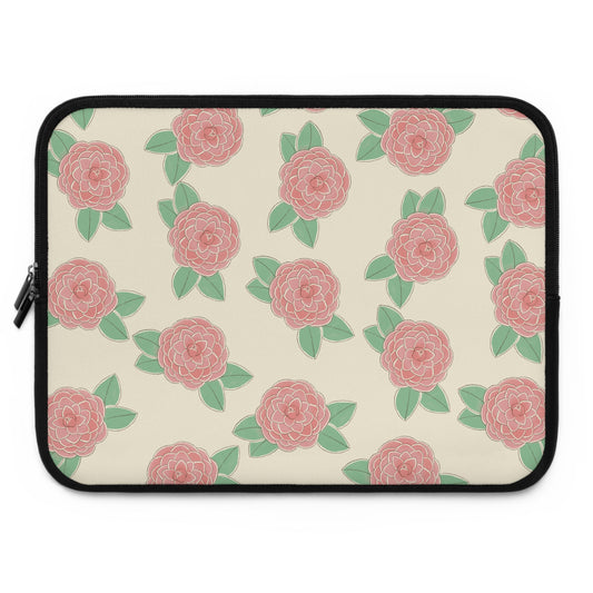 Japanese Camellia Laptop Sleeve