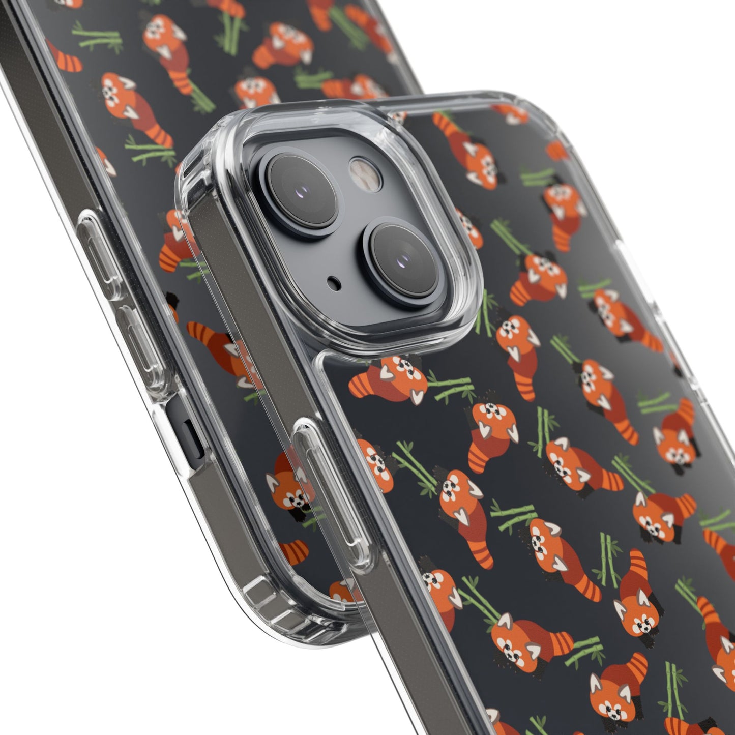 Red Panda Clear Phone Case