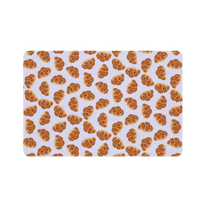 Lavender Blushing Croissant Pet Food Mat