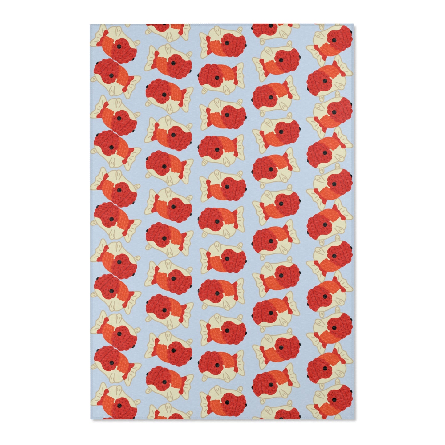 Baby Blue Chubby Goldfish Rug