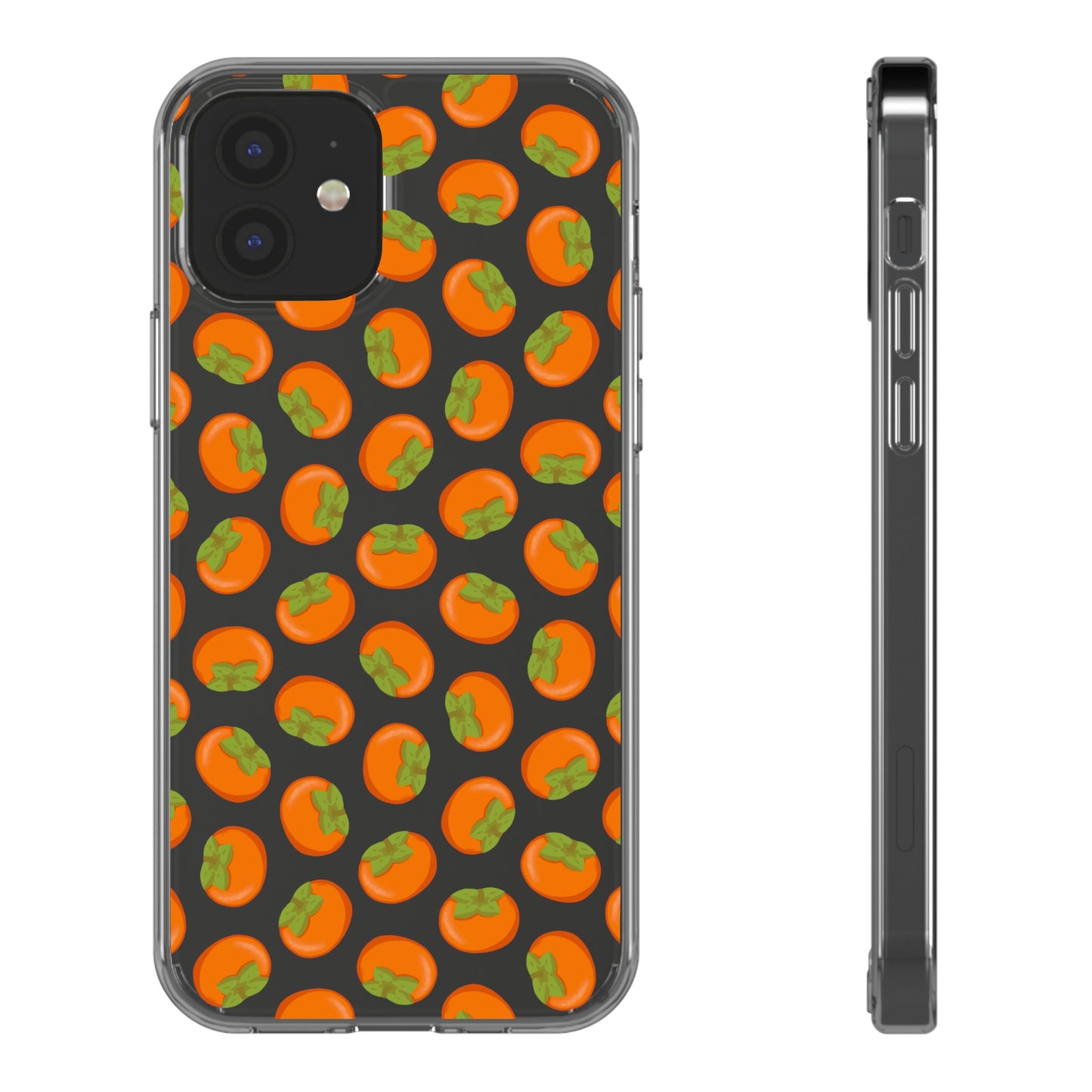 Persimmon Clear Phone Case