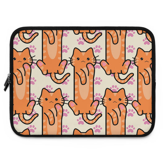 Orange Cat Laptop Sleeve