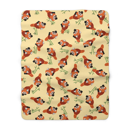 Butter Red Panda Cozy Fleece Blanket