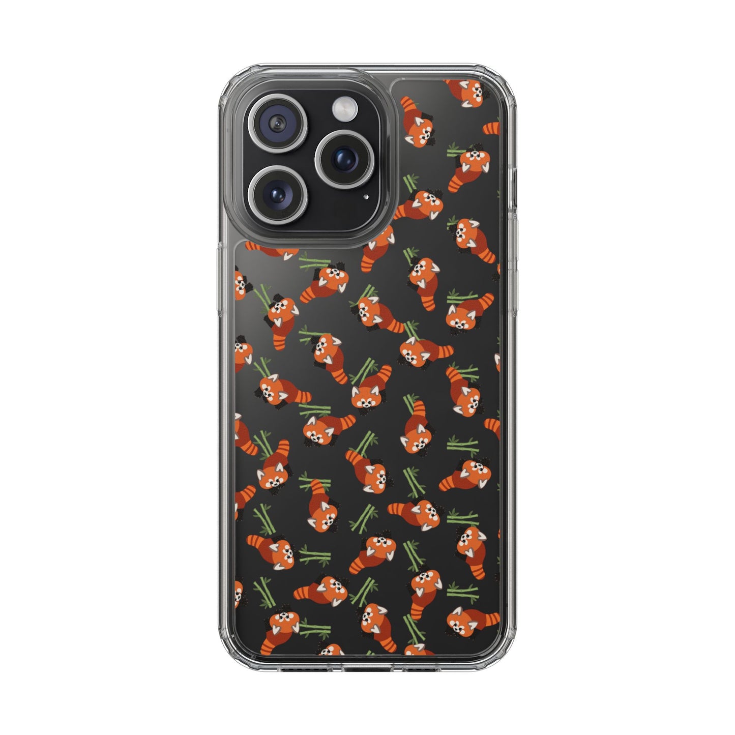 Red Panda Clear Phone Case