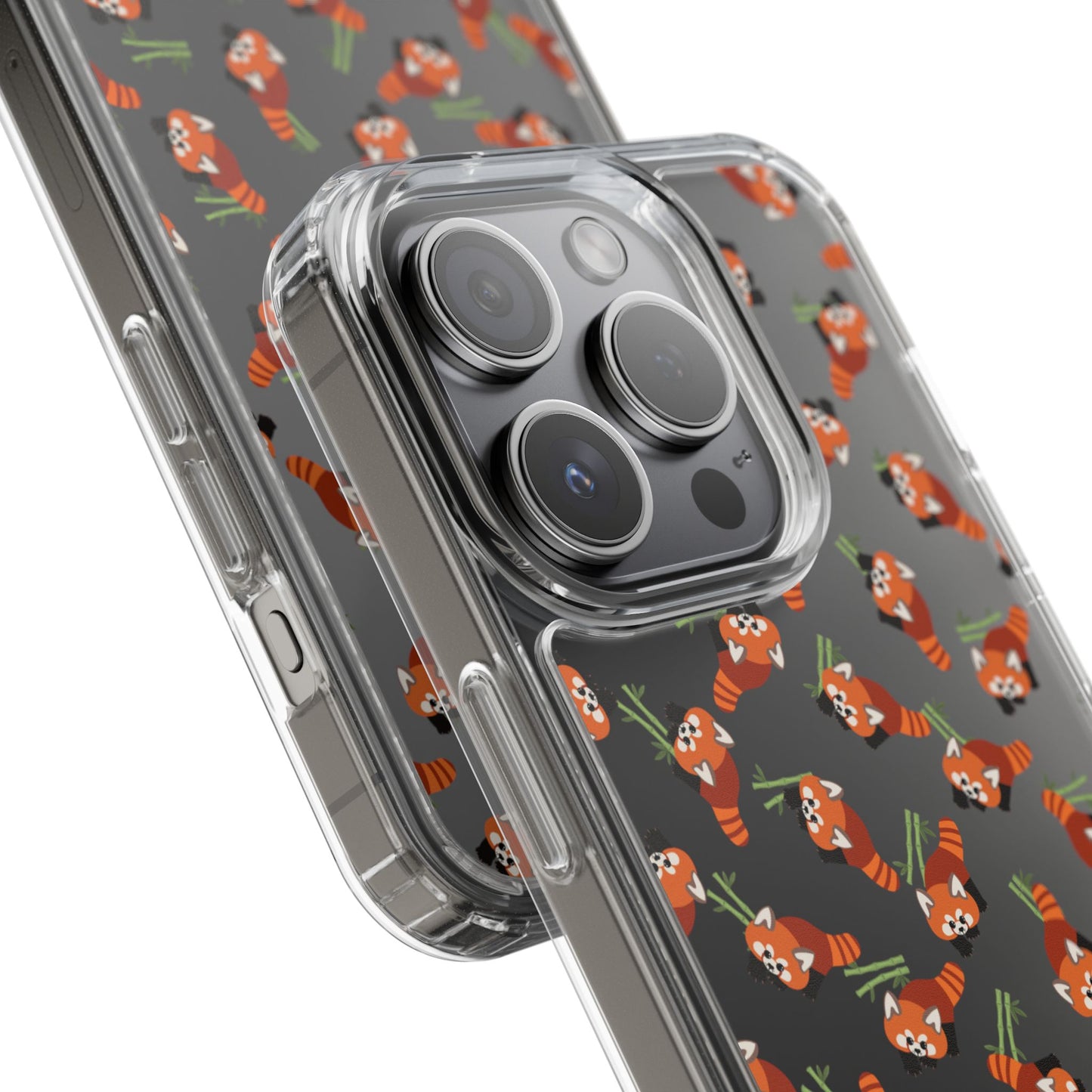 Red Panda Clear Phone Case