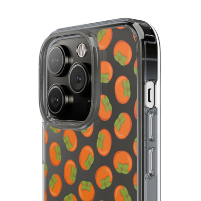 Persimmon Clear Phone Case