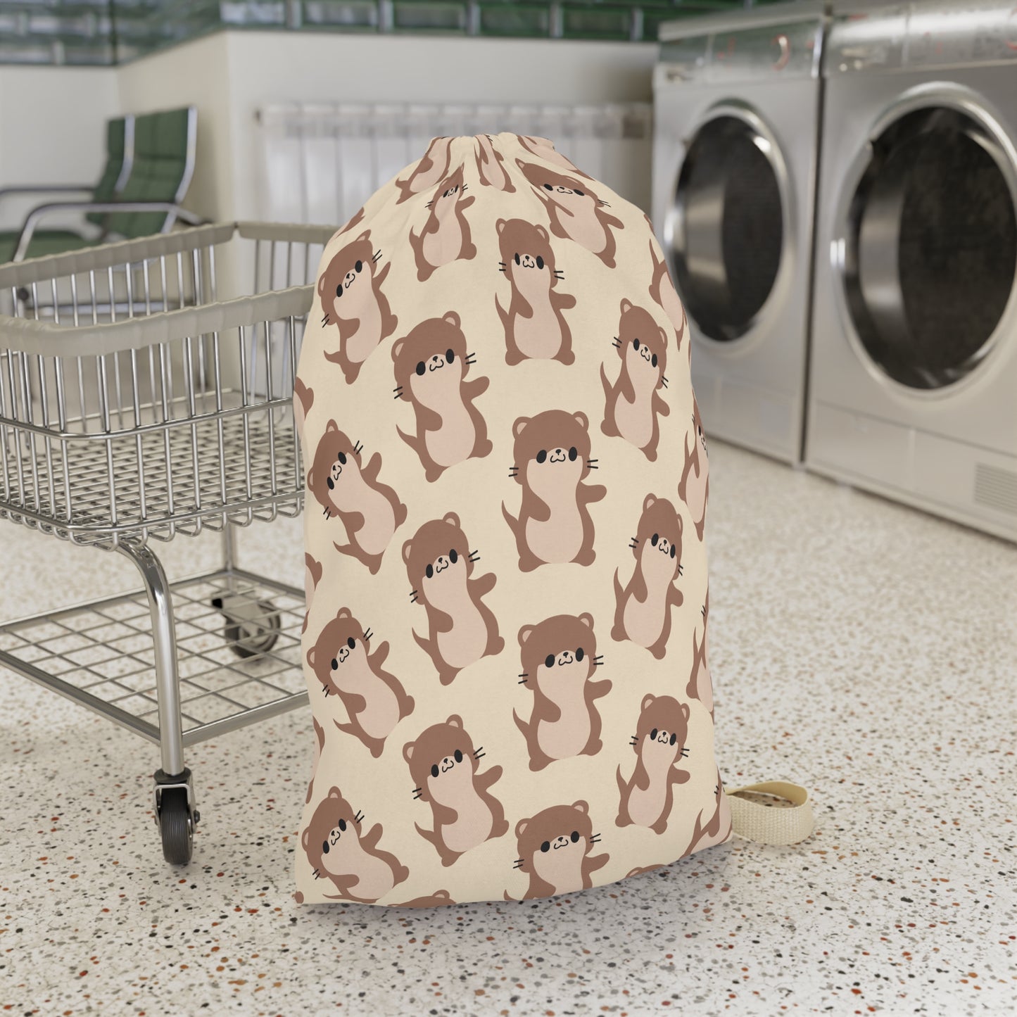 Otter Drawstring Bag