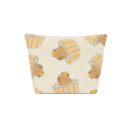 Capybara Bath Cosmetic Bag