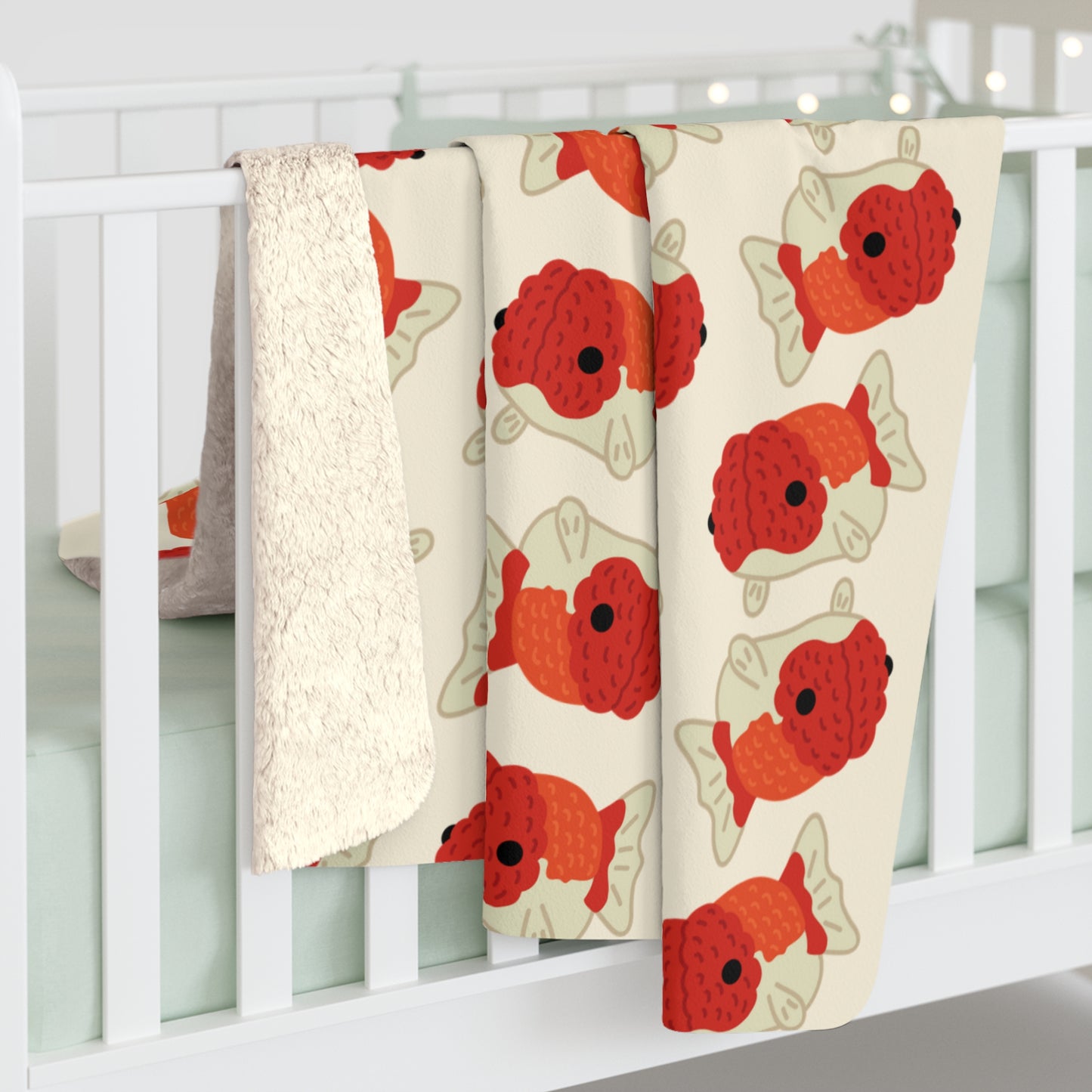 Chubby Goldfish Cozy Fleece Blanket