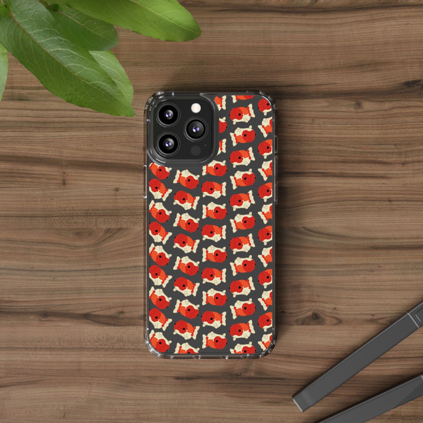 Chubby Goldfish Clear Phone Case