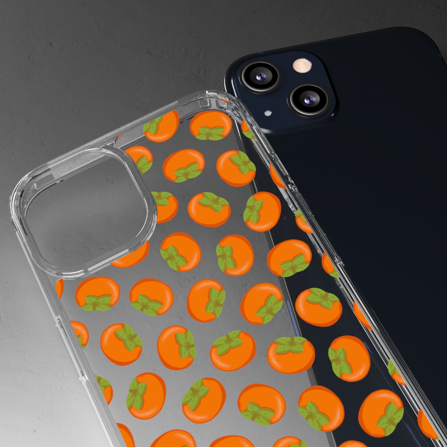 Persimmon Clear Phone Case