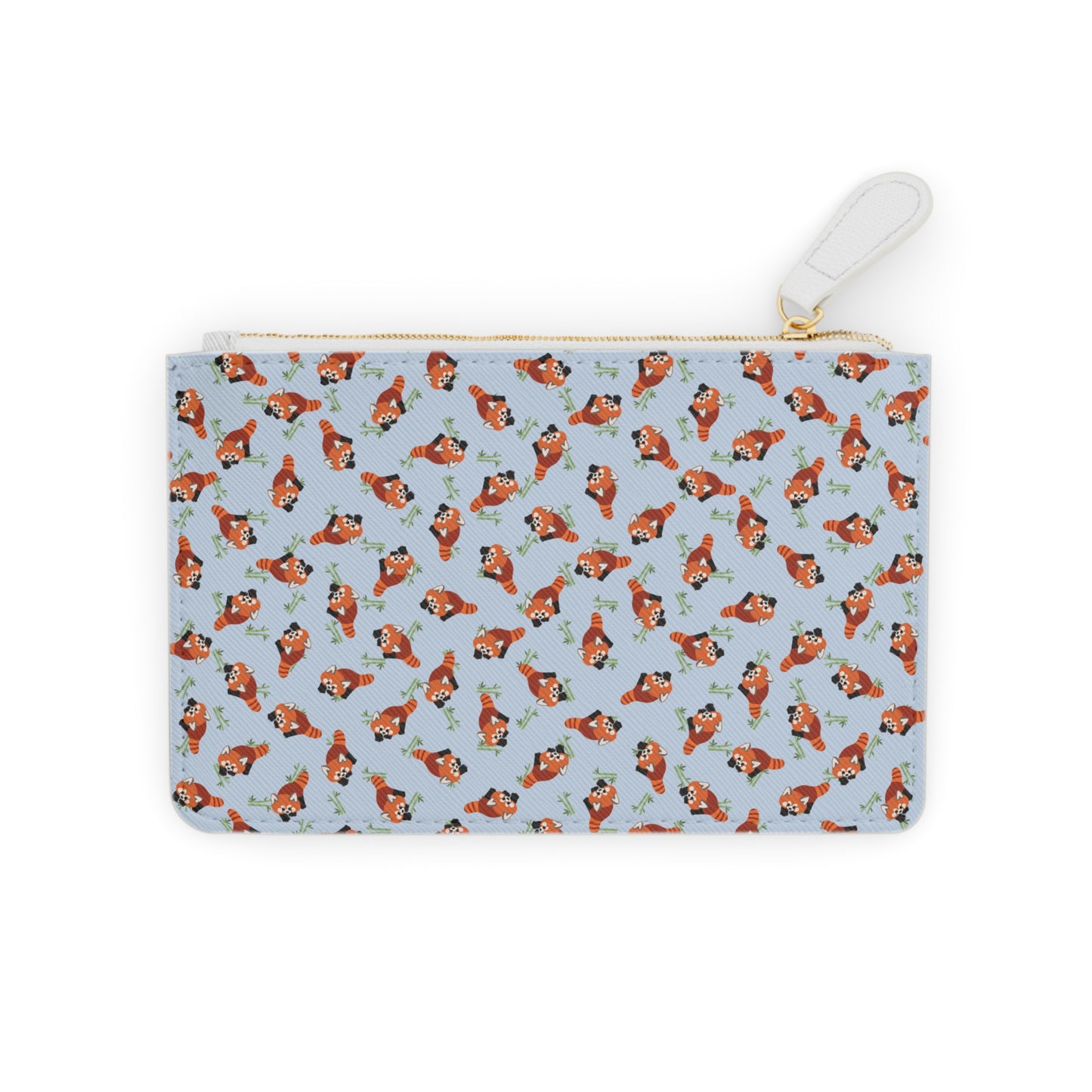 Small Baby Blue Red Panda Purse