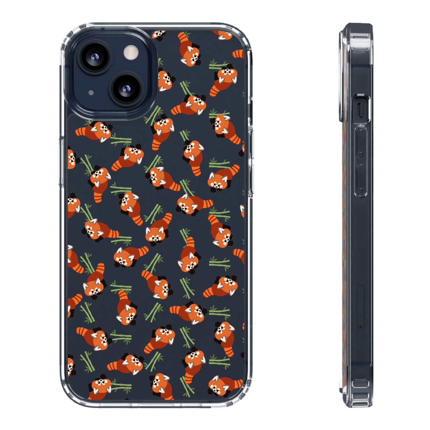 Red Panda Clear Phone Case