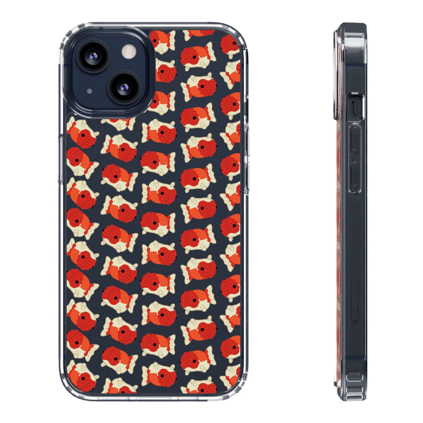 Chubby Goldfish Clear Phone Case
